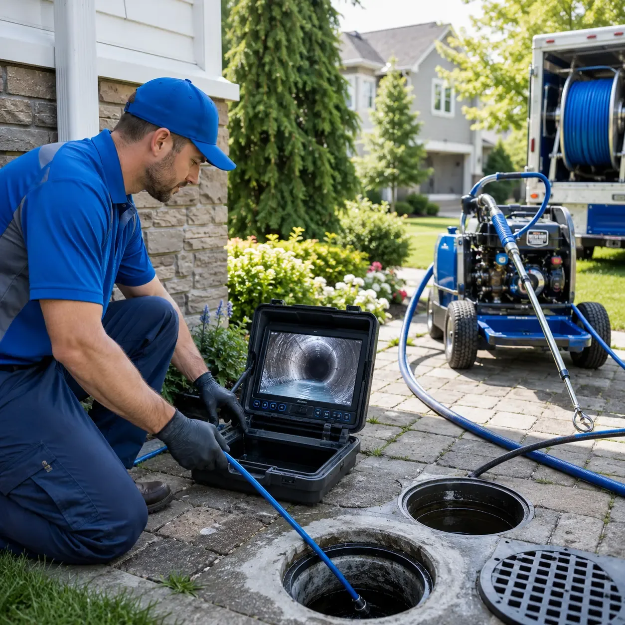 Outdoor drain cleaning professionals serving York Beach, ME